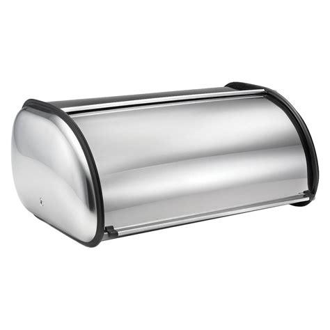 polder stainless steel bread box|Polder Stainless Steel Bread Box .